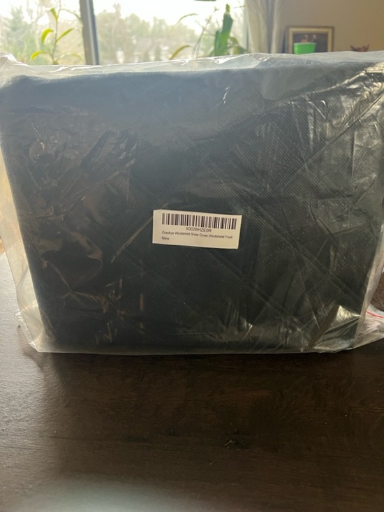Other - windshield snow cover black